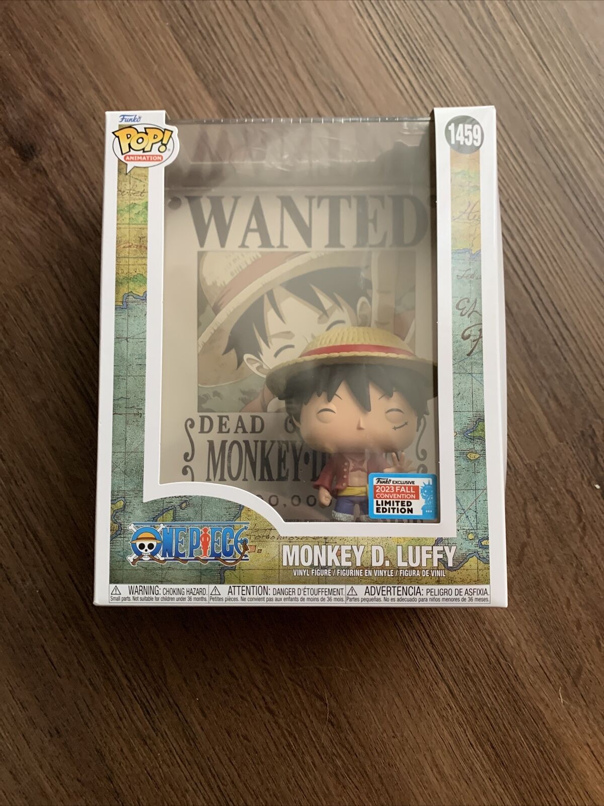 Funko Pop! One Piece Monkey D. Luffy Wanted Poster NYCC Shared Excl. In  Hand