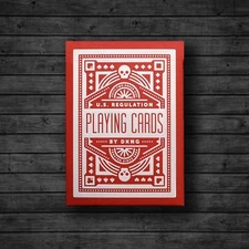 DKNG Red Wheel Playing Cards by Art of Play