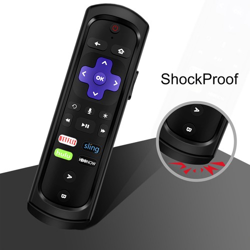 Silicone Case Anti Slip Shock Proof Cover For Roku Ultra / Roku 4 3 2 1 Remote - Picture 17 of 42