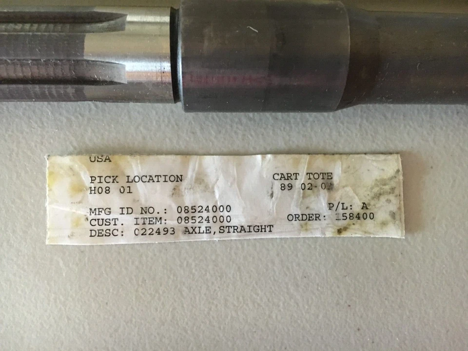 Eje recto Gravely 08524000 Foto 4 de 4