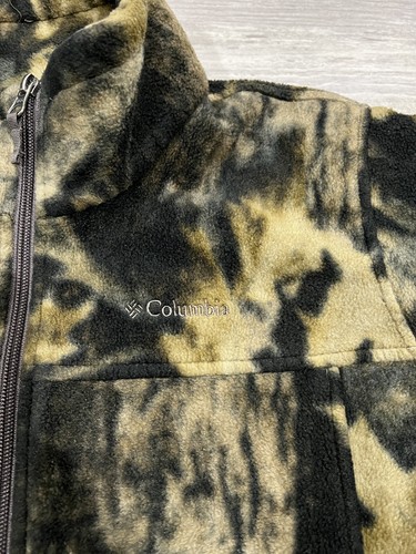COLUMBIA Youth Camo Fleece Zip Lightweight Hunting Jacket Size XLarge 18/20 - Picture 4 of 10
