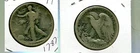 1919 S WALKING LIBERTY SILVER HALF DOLLAR VG 1787T