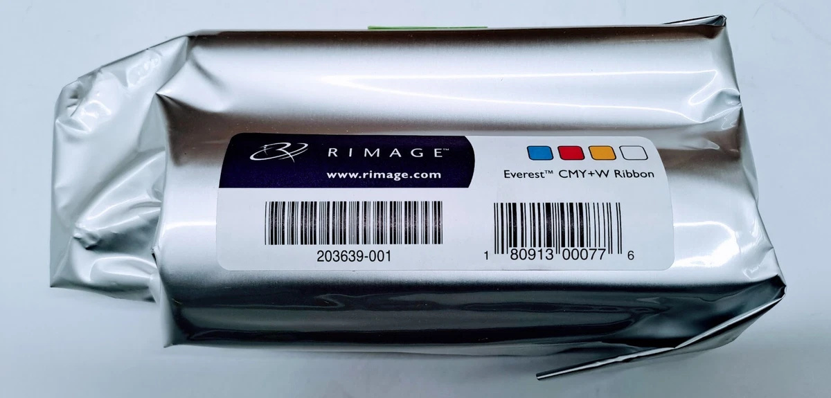 5 Kits De Rubans CMY Rimage Everest I/II/III - Rubans Et Retransfert Originaux (réf. 203638-001/203474-001)