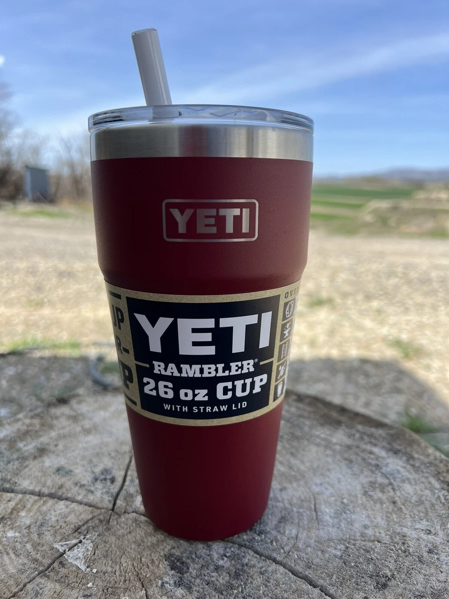 Yeti Rambler 10oz Mug Stackable Harvest Red - Andy Thornal Company