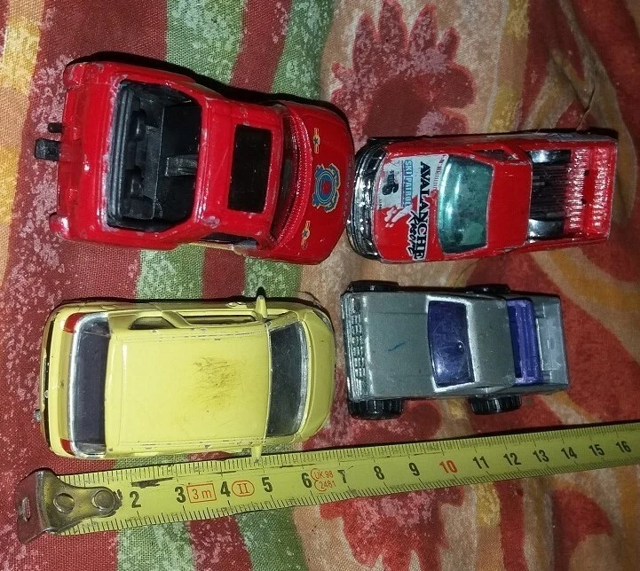 4 mini voitures majorette référence 232 1/50 + Ford f-150 1997 Mattel + Mattel 1 - Photo 2/4