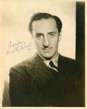 Basil Rathbone (+) autograph, signed vintage photo