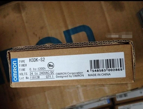 New Omron H3DK-S2 AC/DC24~240 50/60 Hz Relay Output DPDT Analog Timer