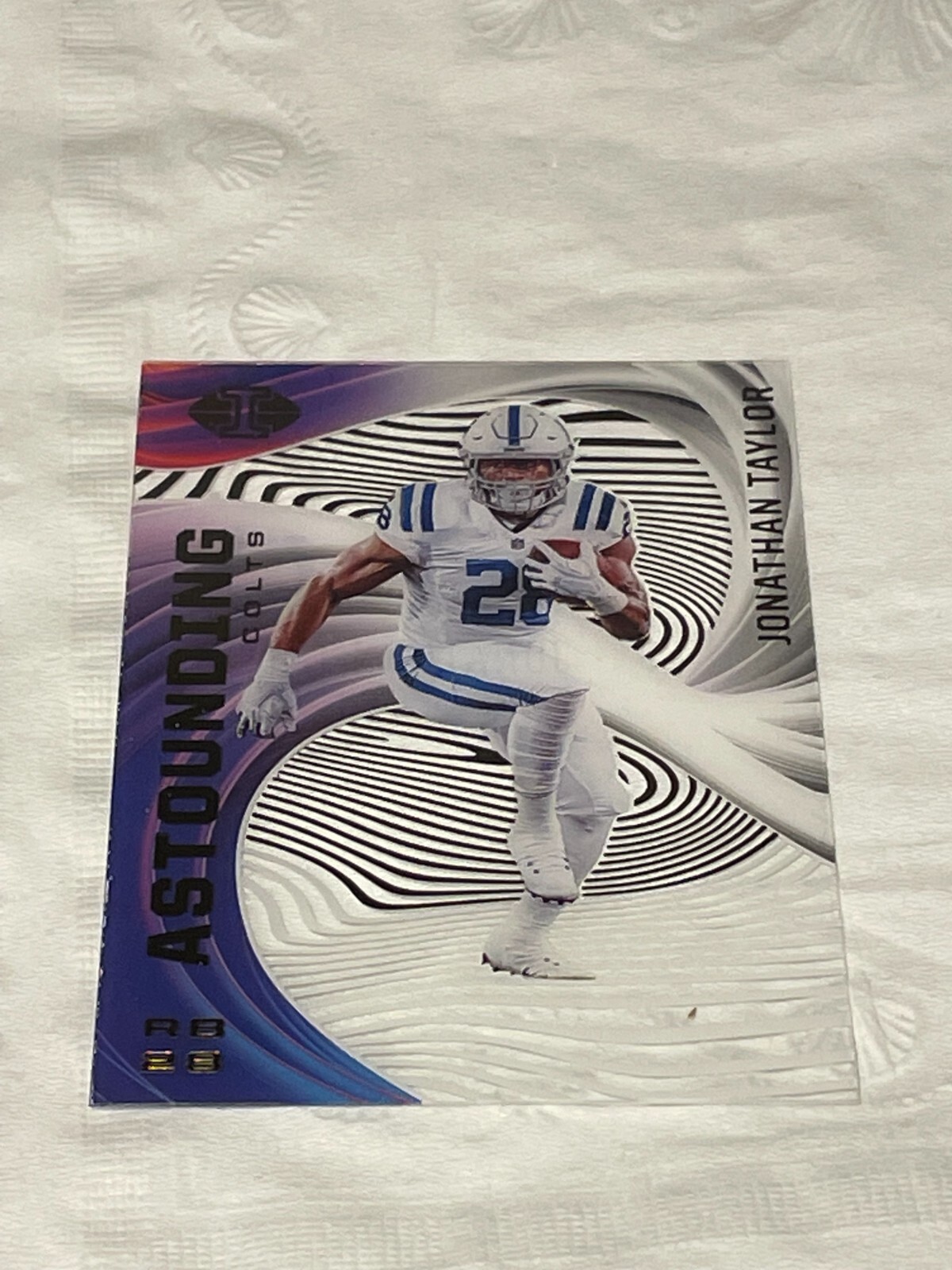 2020 Panini Illusions Astounding Jonathan Taylor #A10 Rookie RC