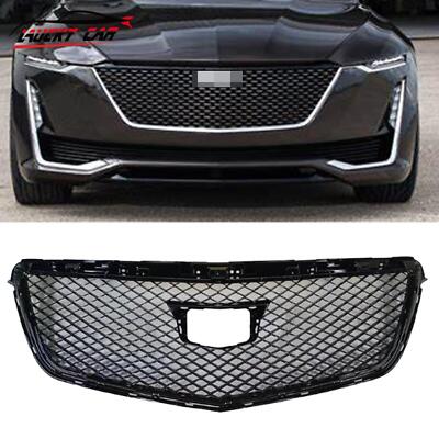 Front Bumper Grille Grill Black Mesh Honeycomb Style For 2015-20 Cadillac ATS