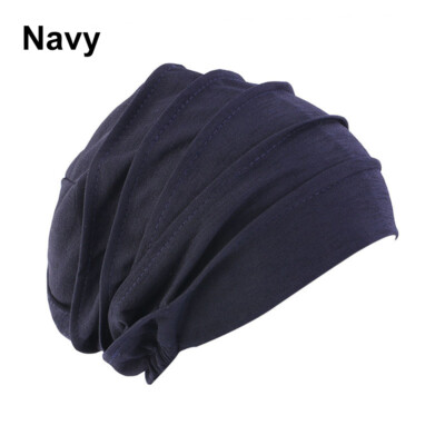 Warm Beanies Sleep Caps Head Wrap Women Turban Hat Muslim Hijabs Chemo Hat