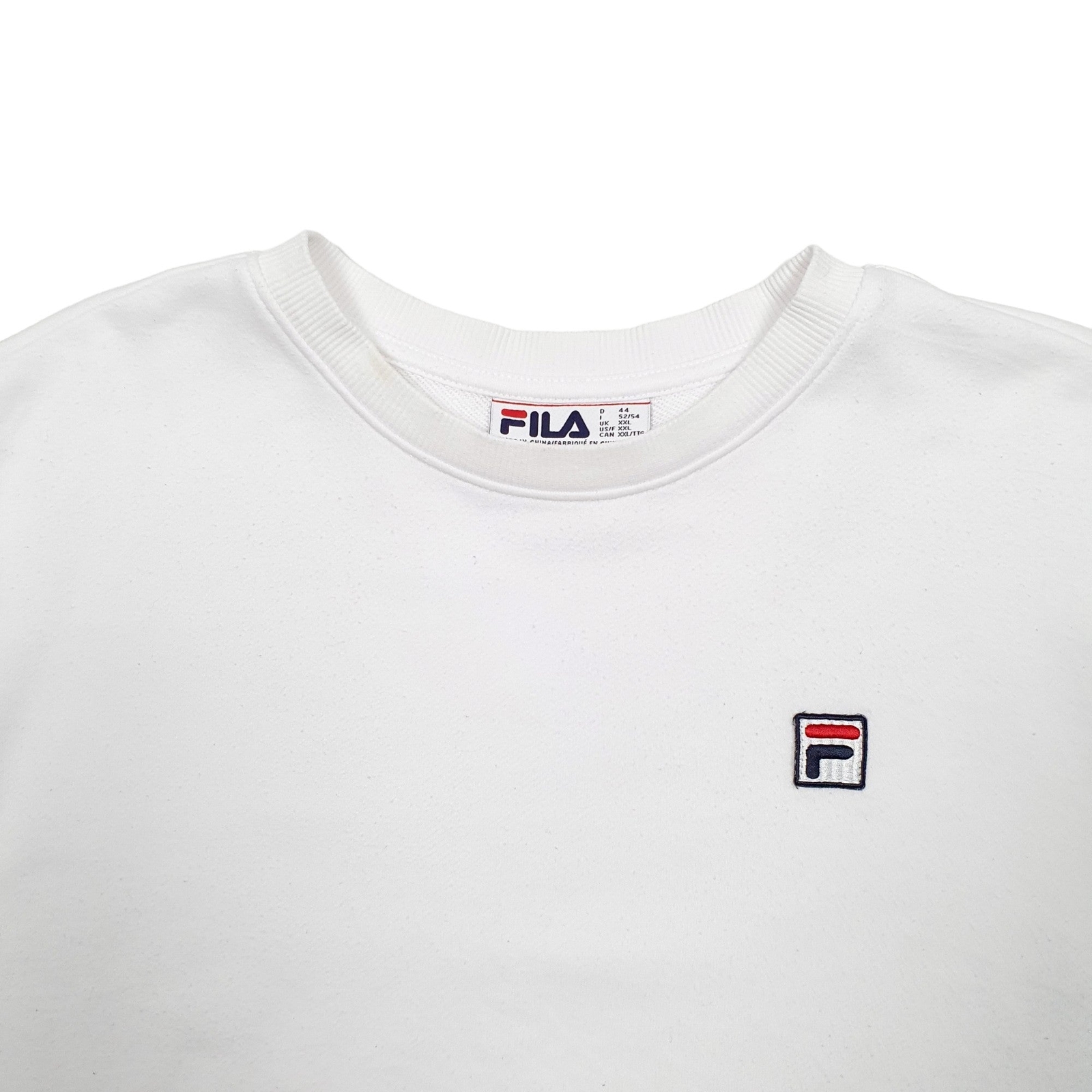 FILA Crewneck Cotton Jumper Sweatshirt Mens XXL image 2