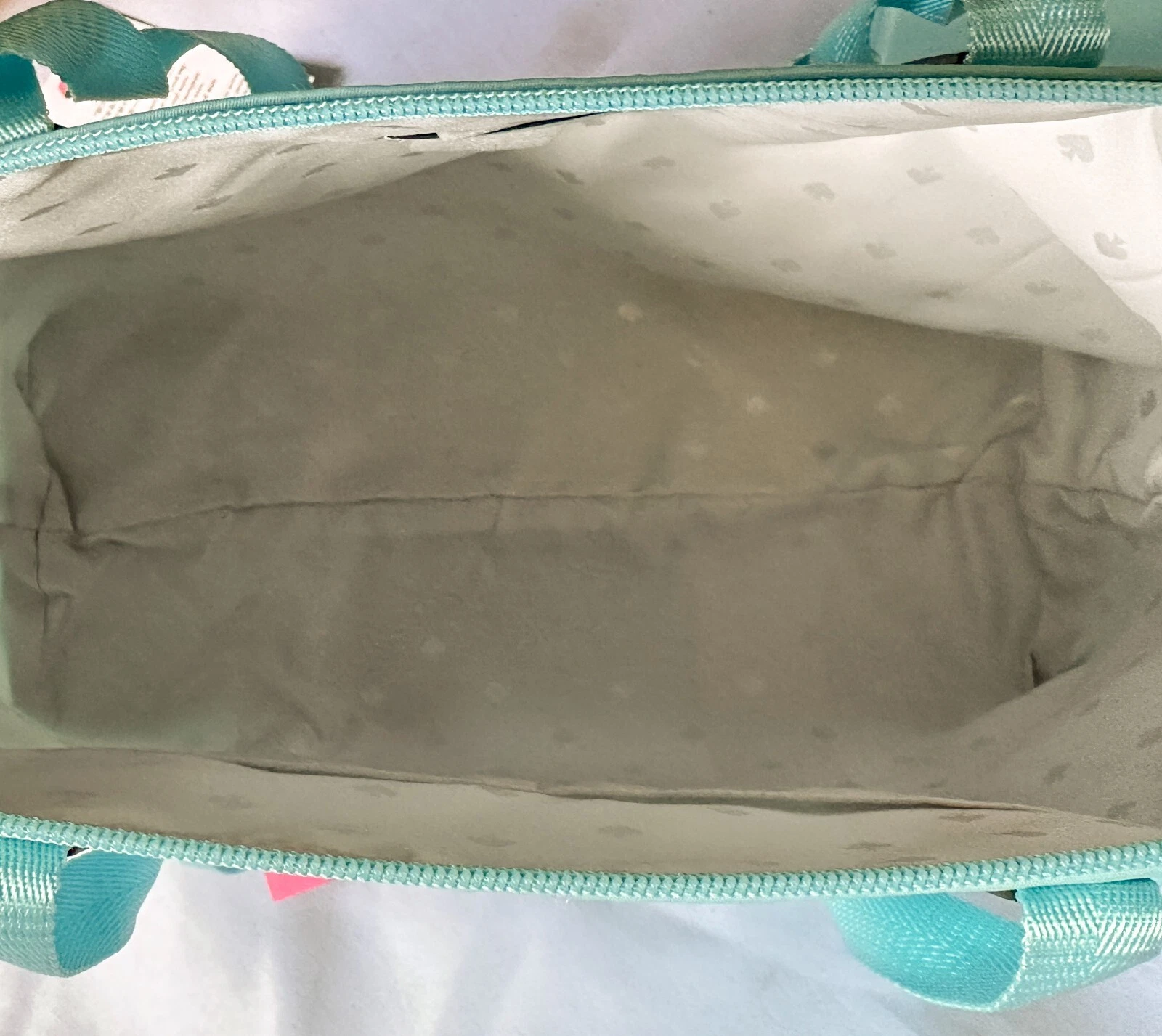 OFF WHITE Borsa a tracolla KATE SPADE Little Better impacchettabile con marsupio fontana blu nuova con etichetta