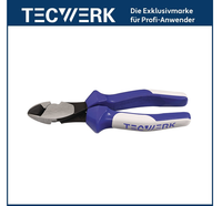 Kraftseitenschneider Din Iso 5749 Gesamt-L.180Mm Kopf Poliert Tecwerk
