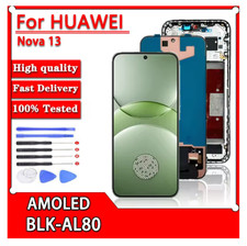For Huawei Nova 13 Original OLED Display with LCD Screen Touch Digitizer Frame