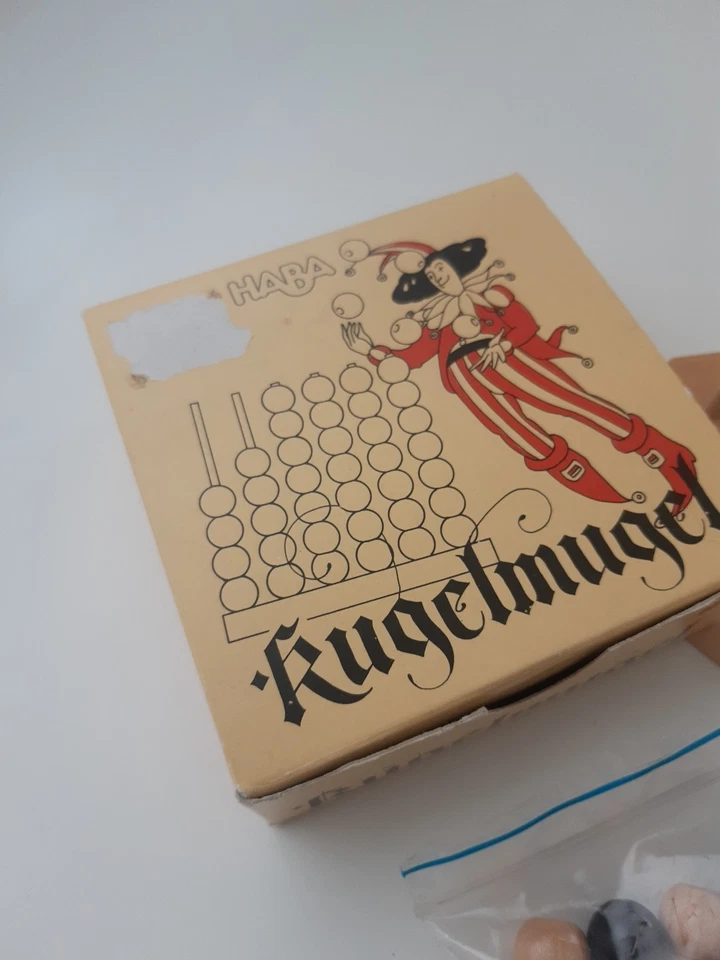***Haba-Kugelmugel***4 gewinnt Strategiespiel Holz Reisespiel VintageGeduldspiel - Bild 3 von 4