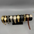 Seiko Watch Lot Women 10 Gold Silver Quartz Tank Pulsar Daydate PARTS WL16