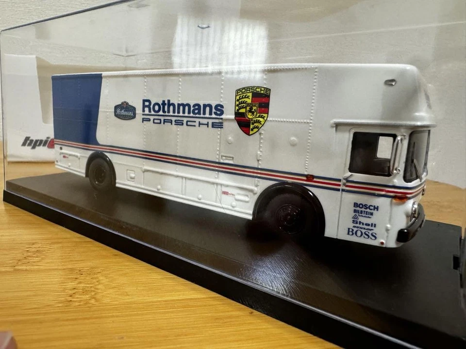 HPI 1/64 Benz Martini Porsche Transporter Edición Limitada Modelo 018/599 Foto 4 de 4