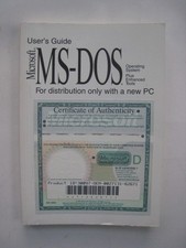 User's Guide Microsoft MS-DOS 6.22 -- For the MS-DOS Operating System Plus E...