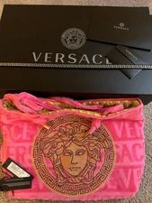 Versace Medusa Rhinestone Tote With Receipt & Original Package