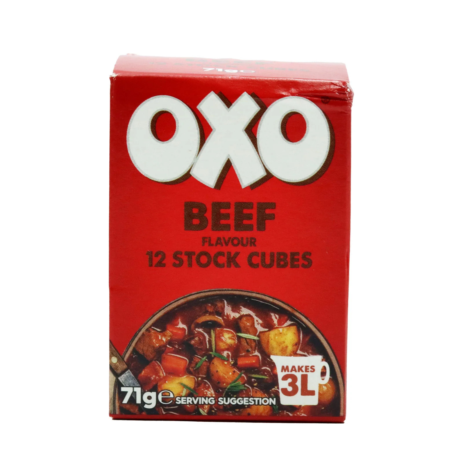 Oxo Beef Stock Cubes 12 Pack Makes 3L 71g (4 Pack)