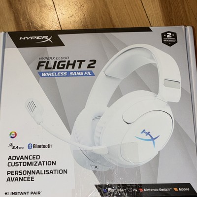 HyperX Cloud Flight 2 Wireless Gaming Headset 2.4GHz + Bluetooth White