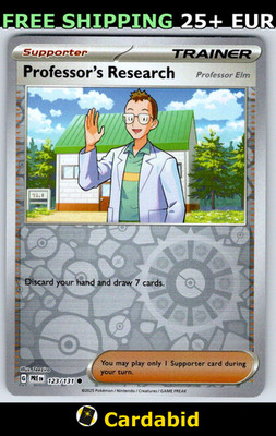 Professor's Research [Professor Elm] - PRE #123/131 SV: Prismatic Evolutions Rev