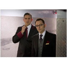 Person of Interest Jim Caviezel and Michael Emerson Dapper 8 x 10 inch photo