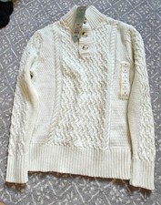 Cat  Jack - Boy's Mock Neck Pullover Sweater Size S 5/6 