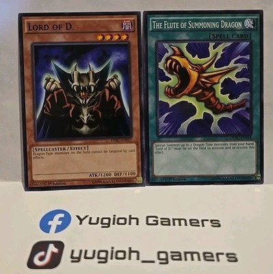 YUGIOH LORD OF D. + THE FLUTE OF SUMMONING DRAGON COMMON DIFFERENT SETS