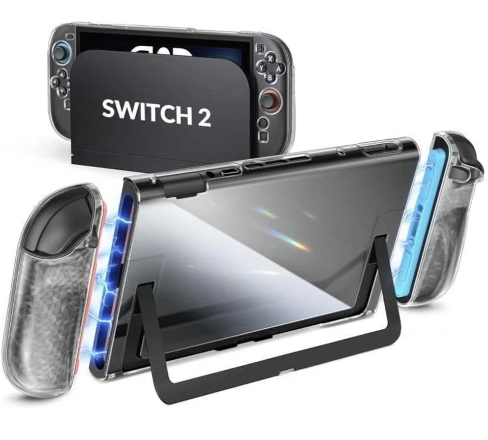 Funda Acoplable Transparente Ivoler para Nintendo Switch 2, Nueva en Caja Foto 3 de 4