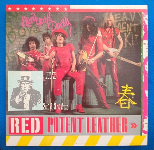 New York Dolls–Red Patent Leather (Live) 1984 France FC007 LP Vinyl Record VG+EX - Picture 1 of 23