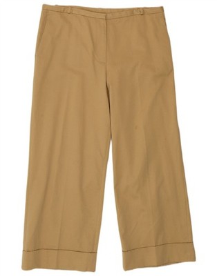 Massimo Dutti Damen High Waist Chino Hose EU 44 XL W34 L28 Beige AK05