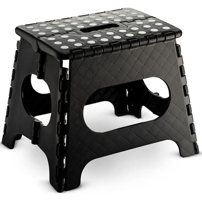 Folding Step Stool - 11'' Hight - The Lightweight Step Stool is Sturdy Enough to