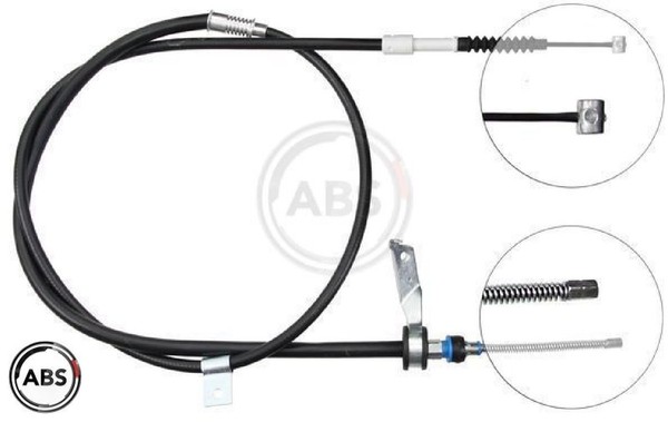 A.B.S. K19288 Seilzug FüR Feststellbremse Handbremsseil Bremsseil FüR Toyota-image