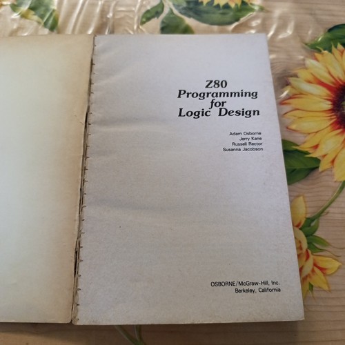 Z80 Programming For Logic Design - A. Osborne - Ed. McGraw Hill 1978 - Foto 3 di 8