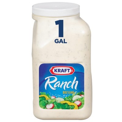 Kraft Ranch Salad Dressing (1 gal Jug) 128 Fl Oz (Pack of 1)