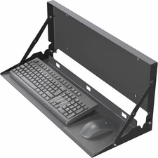 VIVO Flip down 24 Inch Typing Platform Wall Mount, Fits Standard Size Keyboards
