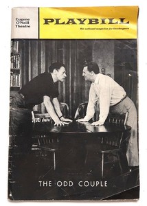 PLAYBILL MAGAZINE NOVEMBER 1966 VOL. 3 NO. 11 NEIL SIMON'S THE ODD COUPLE
