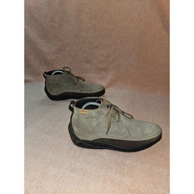 LO.WHITE Suede Light Grey Desert Boots Handmade in Italy  display picture 3