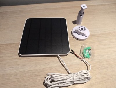 5W Solarpanel Ring Türklingel USB Außenkamera Wasserdicht Halterung 10 Fuß Kabel