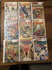 Amazing Spider-Man Lot Of 9 Bronze Age With Keys Great Condition 1st Cap Marvel!