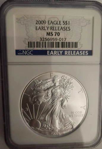 2009 American Silver Eagle - NGC MS70 - Early Releases
