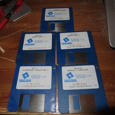 5 disks 3.5" Public Brands software DOS EXSYS 1/2 Modula-2 Compliler Elementary