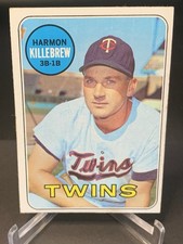 1969 Topps HOF Harmon Killebrew #375 Minnesota Twins Excellent Vintage