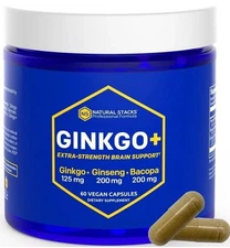 Brain Mental Health with Strength Ginseng + Bacopa For Dementia-Alzheimers
