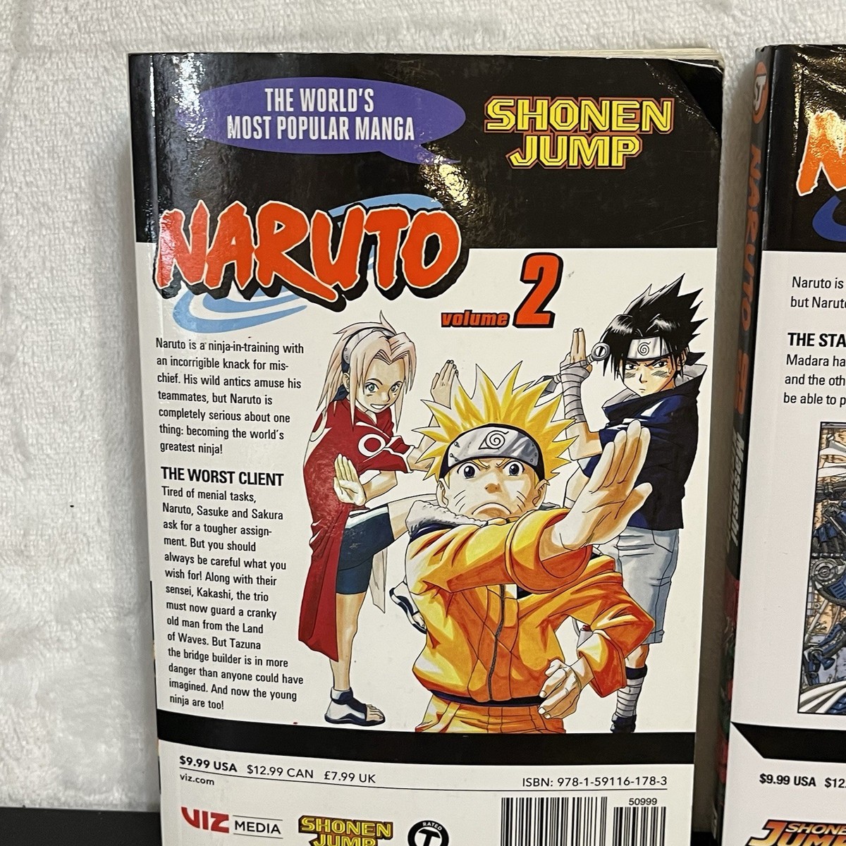 Naruto Volume 1 & Volume 69 Masashi Kishimoto Comic Books Japanese