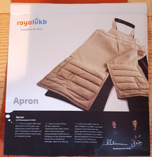 Neu und OVP: ROYAL VKB Küchenschürze APRON, schwarz, mit Topfhandschuhen,Cotton