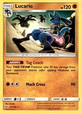 Lucario 117/236 Rare Unified Minds Pokemon Near Mint on eBay
