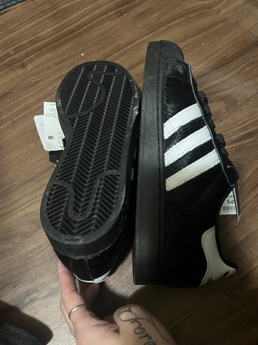 adidas Superstar II Black/White Low Top Men's Sneakers US 8.5 JH9475 - Picture 3 of 6