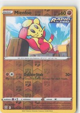 Mienfoo 076/163 Common Battle Styles Pokemon Reverse Holo Near Mint